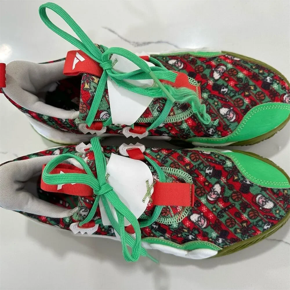adidas Trae Young‎ 1 'Christmas' Men's Basketball Shoes Green Size 7.5